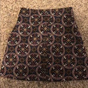 Cute patterned skirt with pockets!